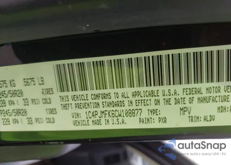 2012 Jeep Liberty Limited Jet Edition из США, поврежденный, VIN 1C4PJMFK6CW108877